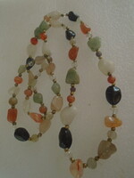 Sok féldrágaköves meseszép nyaklánc!