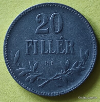 20 Fillér 1918 KB.