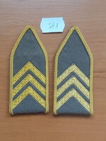 MH III. ÉVES TISZTI HALLGATÓ RENDFOKOZAT PAROLI 381.