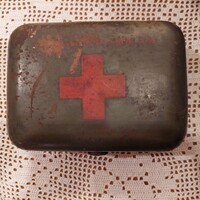 1956 -os vas elsősegély doboz ( katonazöld)