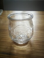 Bp15,16. Warhanek Budapest, szecessziós tulipanos ruszlis üveg