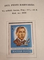 Pesti Barnabás 1db postatiszta bélyeg, 1973-as kiadás. Első tulajdonostól. Hibátlan, szépen tartva.