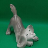 Retro Gyulafehérvári ( Alba Iulia) porcelán  kutya figura