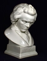 BEETHOVEN ... HERENDI PORCELÁN SZOBOR - BÜSZT !