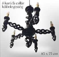 5 karú fa csillár különlegesség