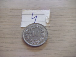 10 Rappen 1970 Svájc