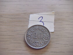 20 Rappen 1964 Svájc