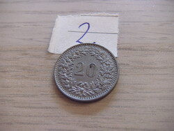 20 Rappen 1964 Svájc