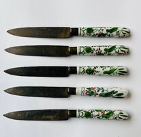Porcelán Gyümölcskés hibátlan állapotban, 5 db