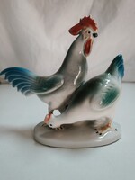 Grafenthal GDR német porcelán baromfi pár figura