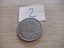 20 Rappen 1970 Svájc