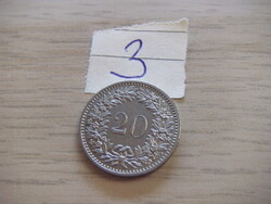 20 Rappen 1975 Svájc