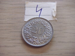 20 Rappen 1969 Svájc
