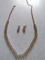 Karácsonyi akció!!! Vintage strasszos garnitúra