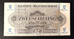 2 schilling - Ausztria, szövetséges megszállás (brit kiadás), 1944 (VF-)
