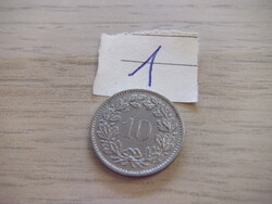 10 Rappen 1973 Svájc