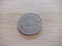 10 Rappen 1961 Svájc
