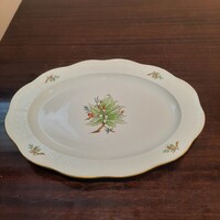 Herendi Hecsedli, Rosehip Pattern Porcelain Meat and Roast Serving Plate
