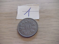 10 Rappen 1970 Svájc