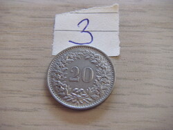 20 Rappen 1969 Svájc