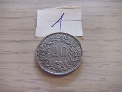 20 Rappen 1950 Svájc