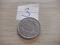 20 Rappen 1944 Svájc