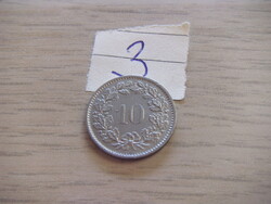 10 Rappen 1970 Svájc
