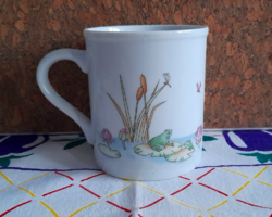 Mesemintás porcelán gyerek bögre - Békák -