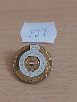 IM BÜNTETÉS VÉGREHAJTÁSI TÖRZSGÁRDA 25 ÉVES JELVÉNY 527.