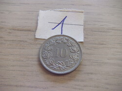 10 Rappen 1975 Svájc