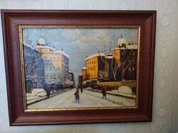 Berkes A. Napfényes téli utca