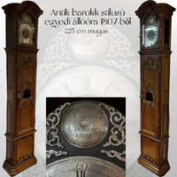Antique Baroque style unique standing clock from 1807