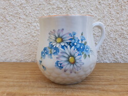 Zsolnay porcelán Margarétás pocakos bögre