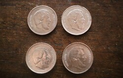 Kossuth 5 forint ezüst érme 1947 - 4 darab
