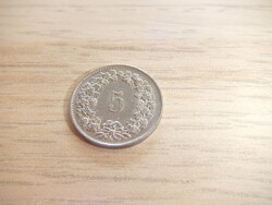 5 Rappen 1964 Svájc