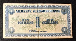 1 schilling - Ausztria, szövetséges megszállás (brit kiadás), 1944 (F)
