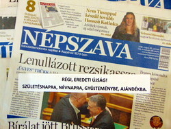 1997 szeptember 22  /  NÉPSZAVA  /  SZÜLETÉSNAPRA! EREDETI NAPILAP! Ssz.:  13980