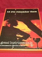 2 kazetta album As You Remember Them Great Instrumentals Vol 2 Record