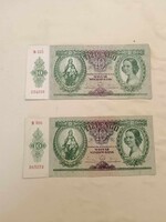 10 pengő 1936-os, szép hajtatlan darab, tíz pengők 2 darab