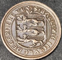 Guernsey 1 penny, 1977.