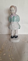 Aquincumi porcelán kislány, kisfiú figura