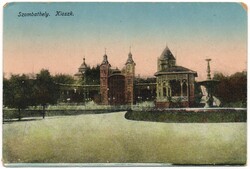 C - 274  Futott képeslap  Szombathely - Kioszk 1920