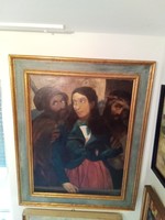 XIX szàzad antik festmény LR 1841
