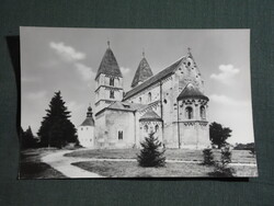 Képeslap,Ják,Bencés apátsági templom látkép,részlet, 1974-