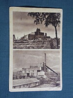 Képeslap,Inota,Várpalota,mozaik,Hőerőmű látkép,részlet, 1950-