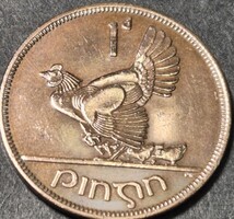 Írország 1 penny, 1967.