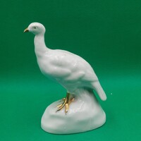 Ritka  gyűjtői Zsolnay porcelán Pulyka figura