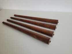 Retro régi 50 cm Tv asztal komód polc lemezjátszó rádió mid century vitrin bútor fa láb