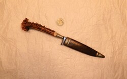 LINDER VADÁSZTŐR SOLINGEN, gyűjteményből. Kés, bicska, tőr, borotva.