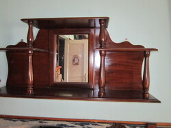 Vintage tükrös polc